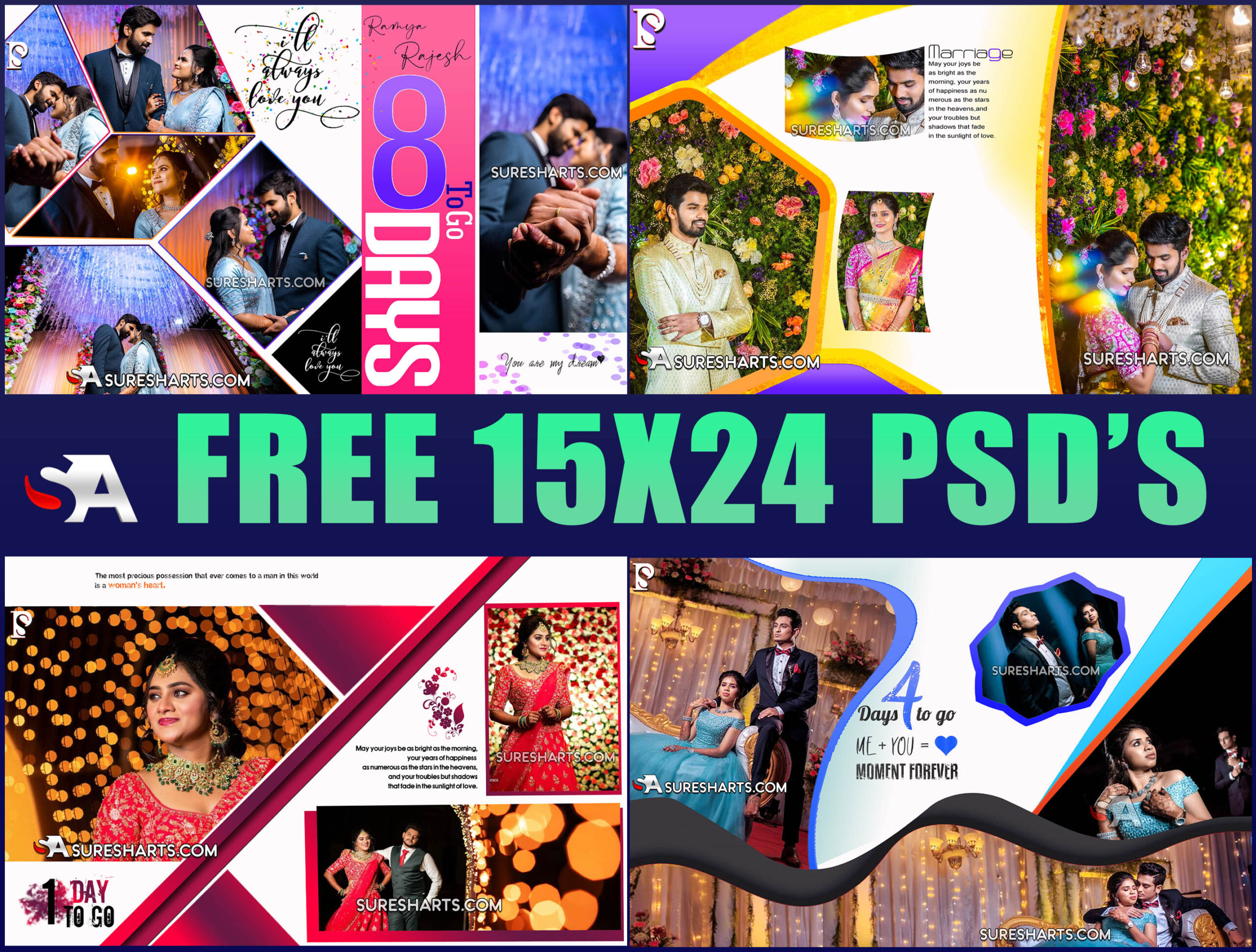 photoshop photo album templates free download