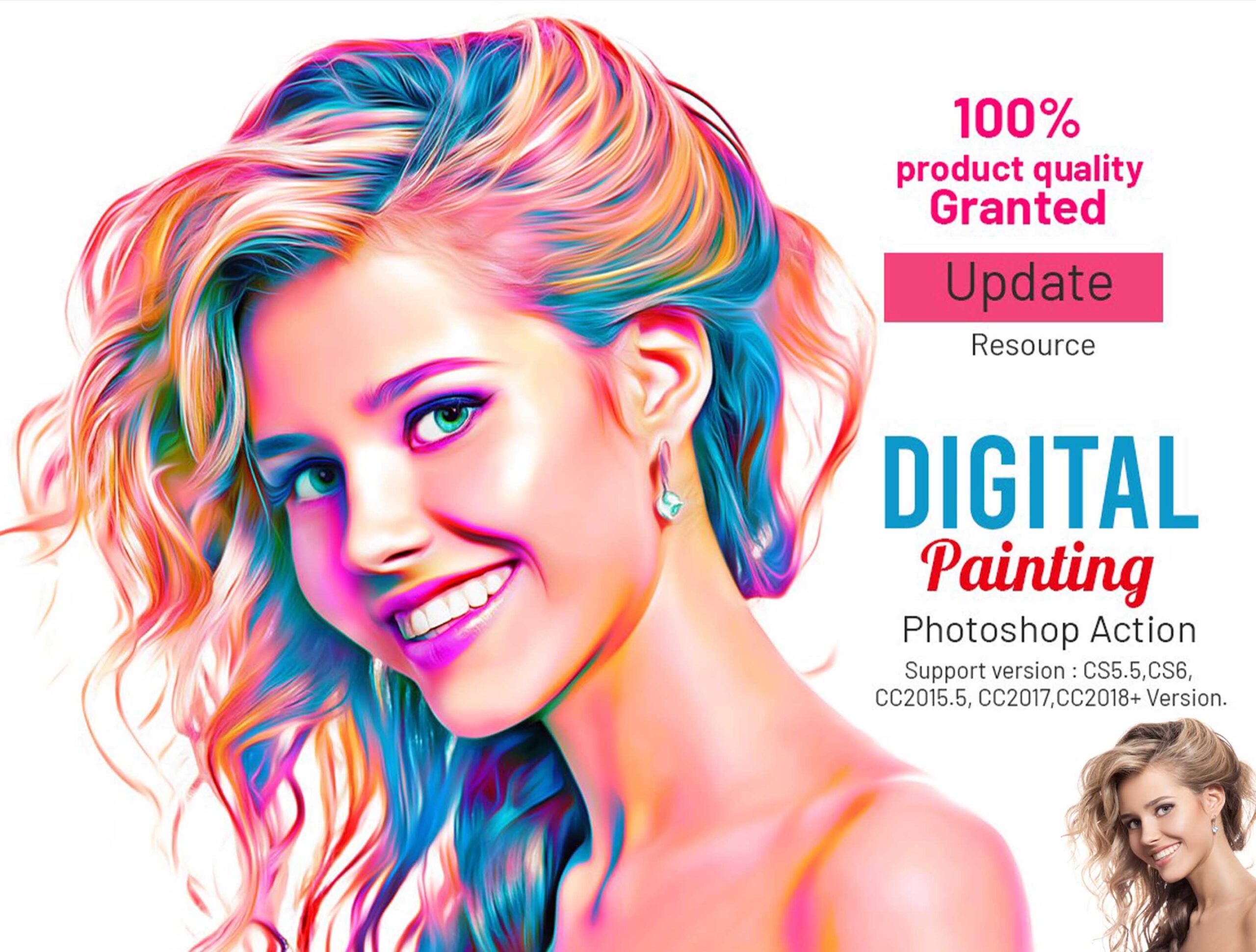 digital painting photoshop action free download