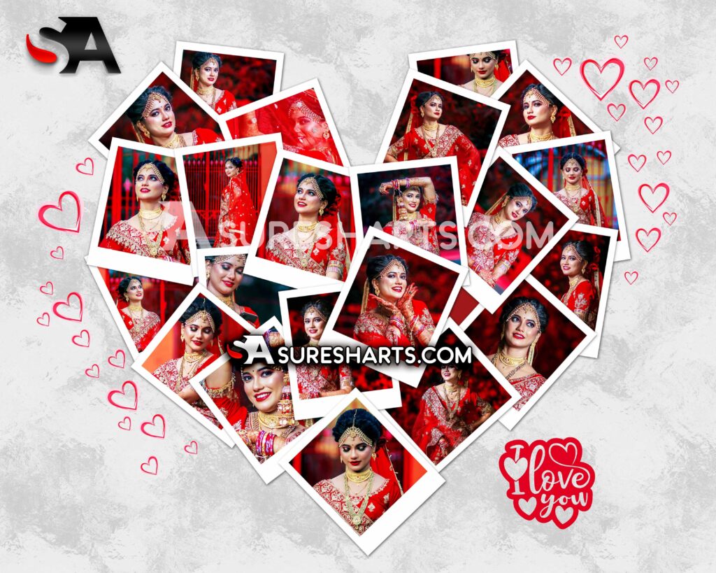 Love Photo Collage PSD Template Love Photo
