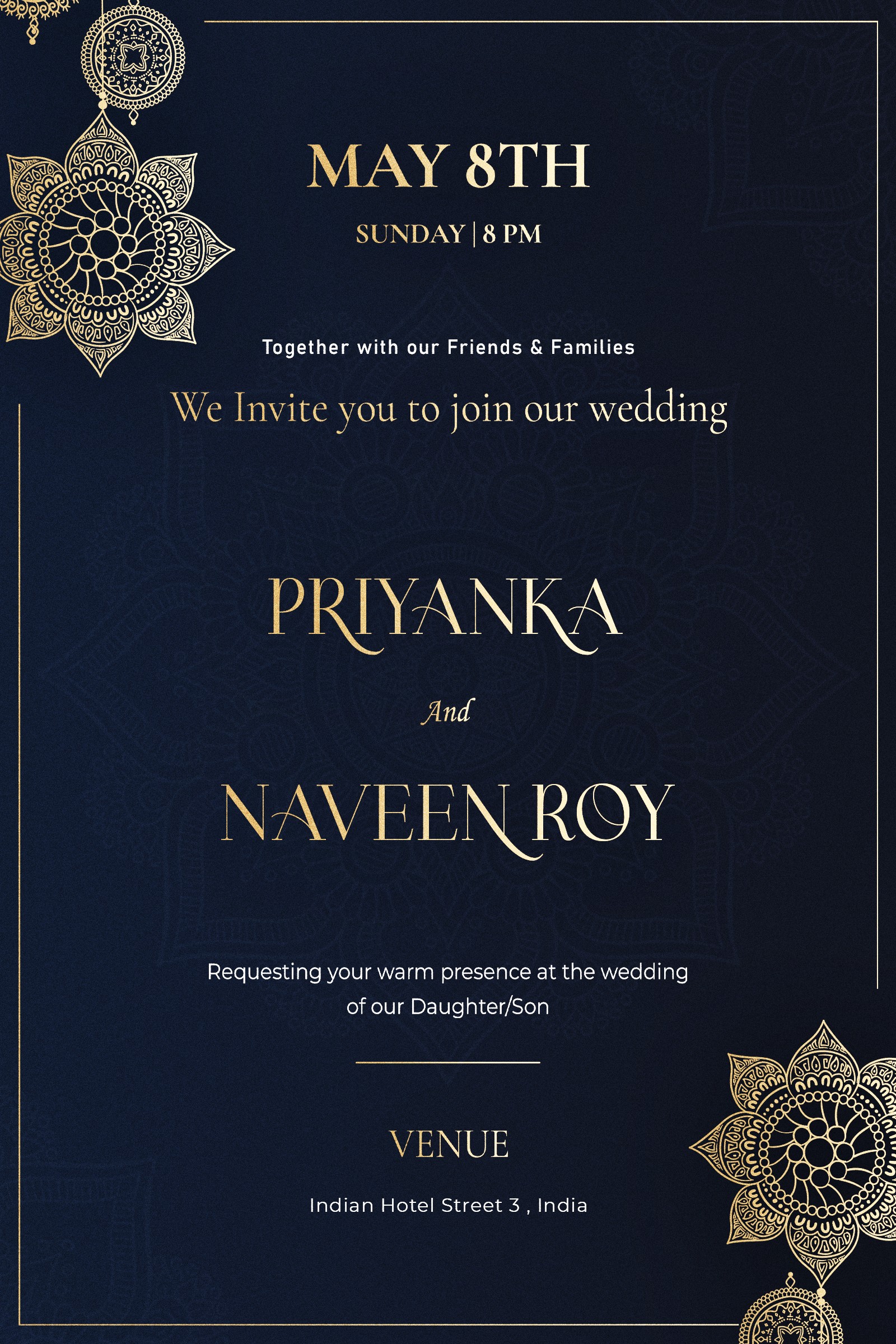 Indian Wedding Invitation PSD Templates Free Download - PSDStore