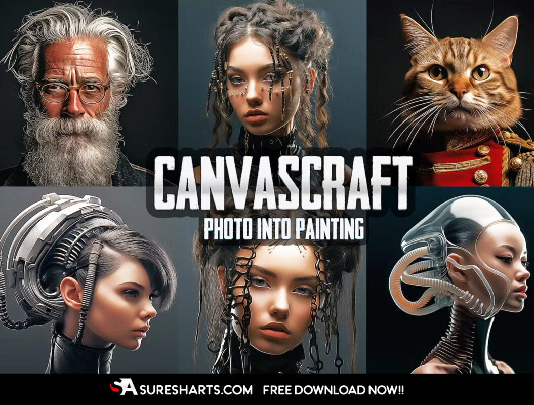 CanvasCraft – Photo To Painting One Click Action