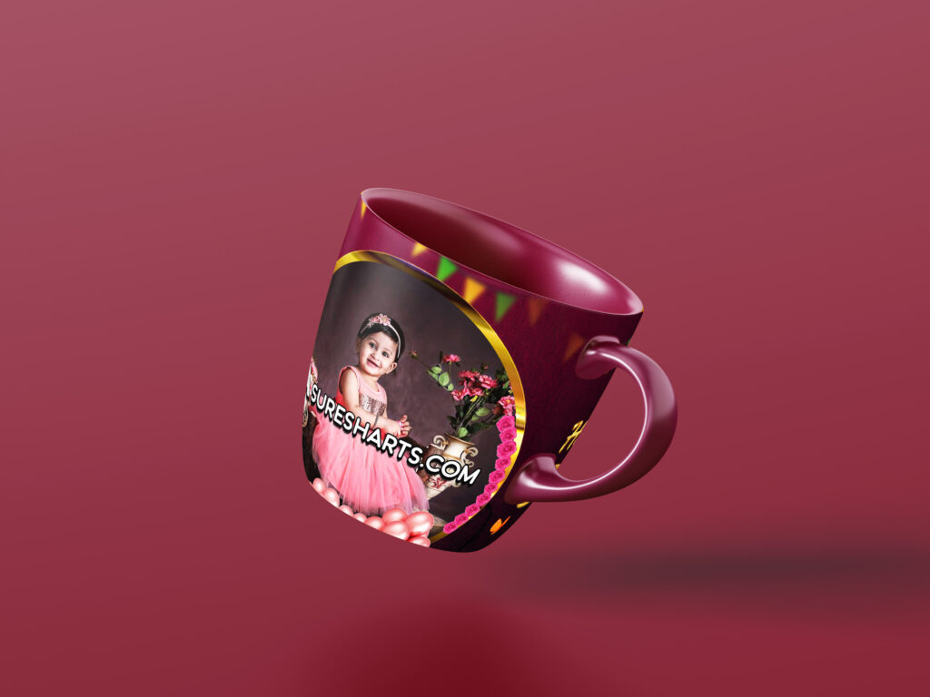free download cup print design psd