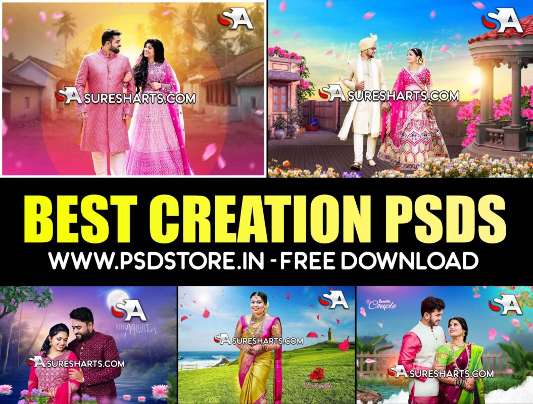 Wedding Photo Album Creation PSDs -Free Download