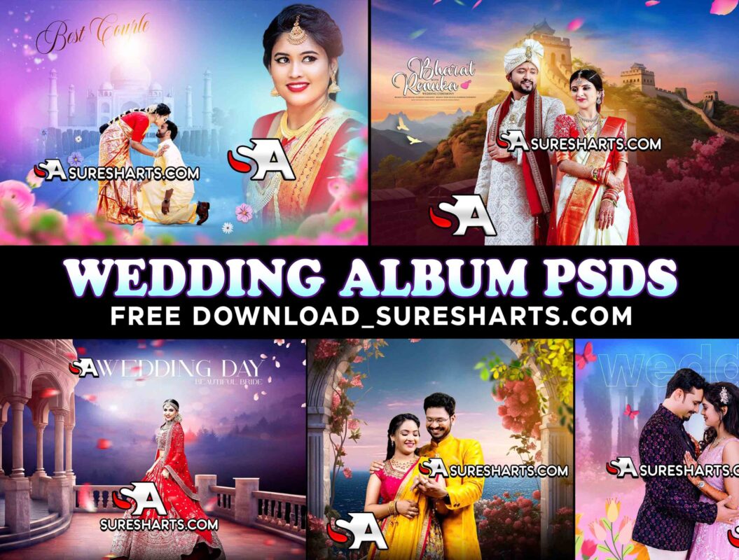 NEW WEDDING ALBUM-LATEST PSDS FOR FREE
