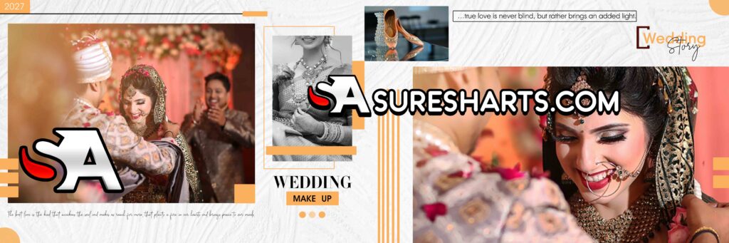 Stylish Bride DM For Wedding Album Design PSD Free